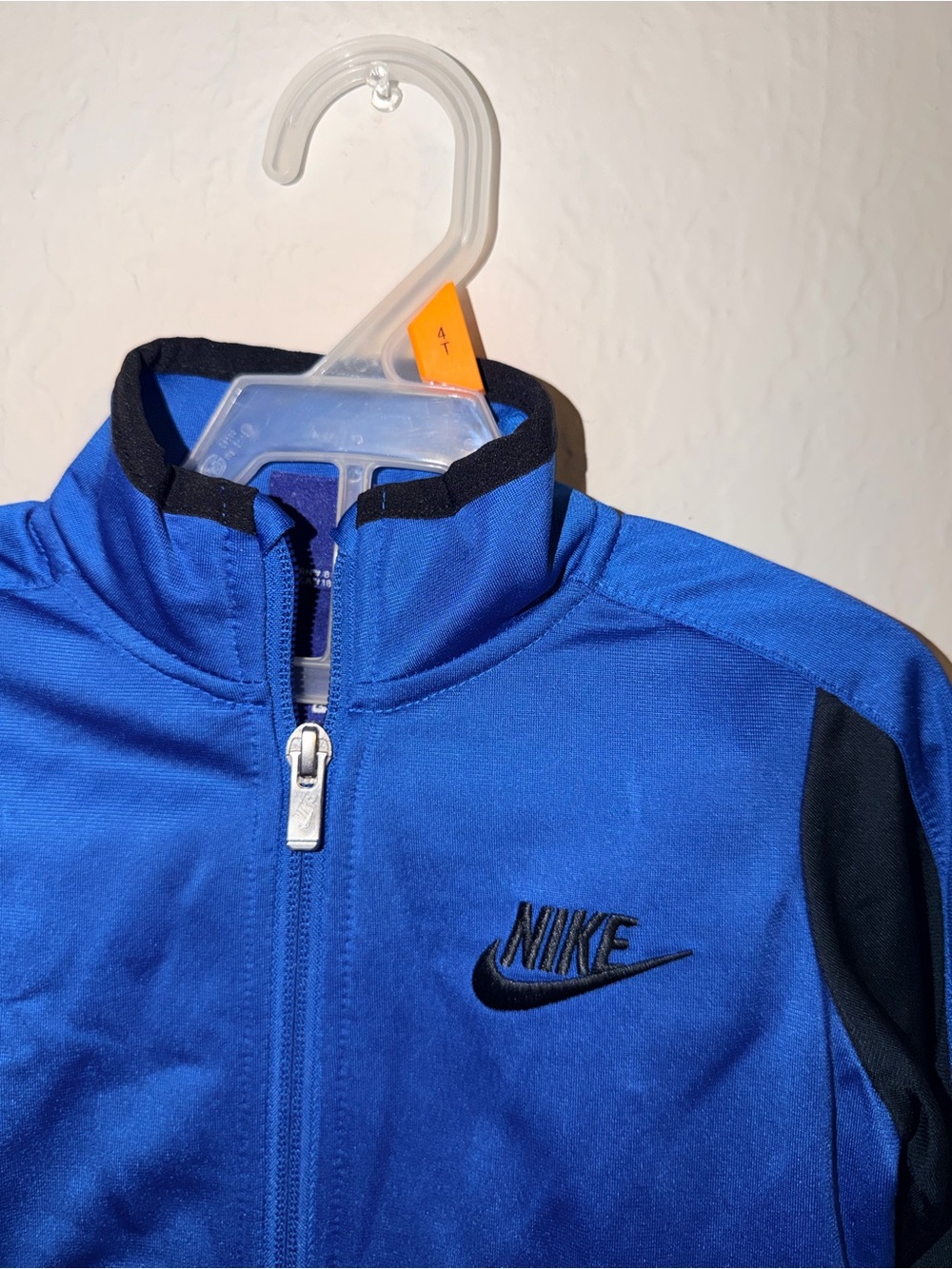 Nike Toddler 2 Piece Tracksuit Set Blue Black Jacket Pants 24M NWT - Picture 6 of 7